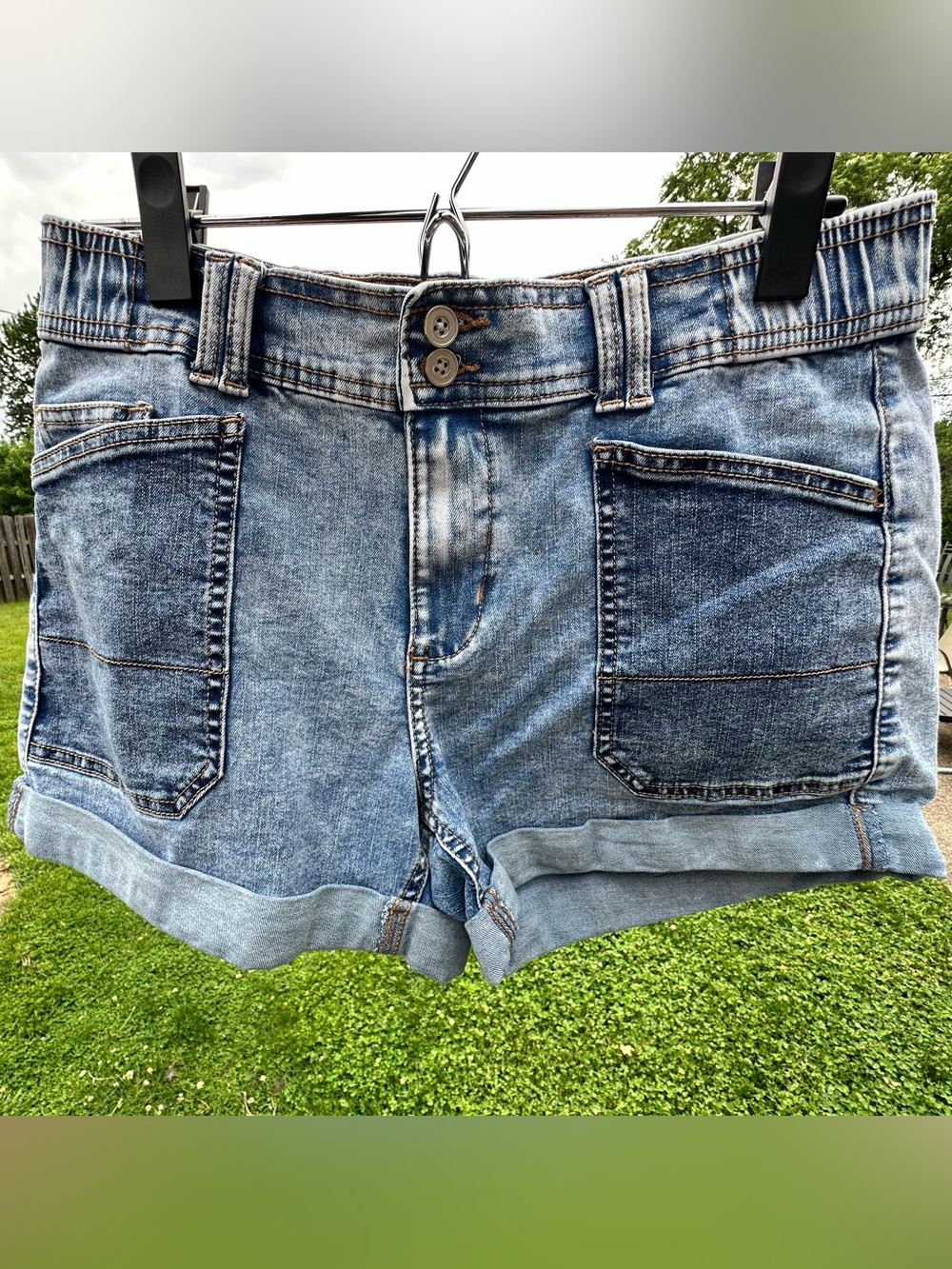 Denim Utility Short